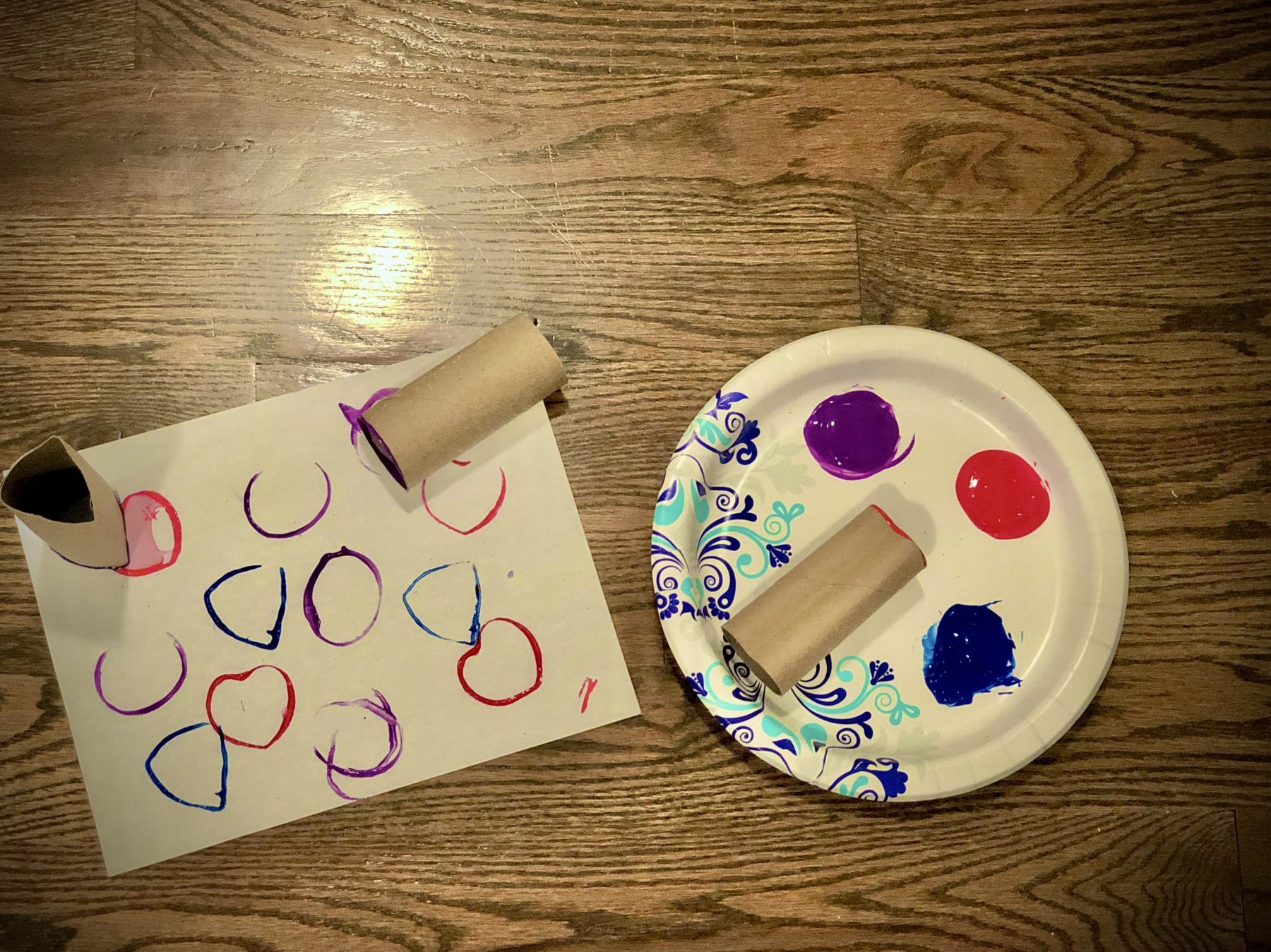 create art at home with your child